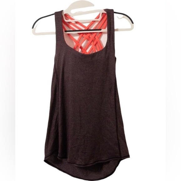Lululemon Wild Tank Top w Built in Bra Pink Bra Women's, Sz: 4 - Picture 1 of 8